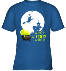 Which Witch Is Witches Halloween Costume Halloween Witches Teacher Youth T-Shirt - NFLFanGift