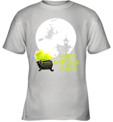 Which Witch Is Witches Halloween Costume Halloween Witches Teacher Youth T-Shirt - NFLFanGift