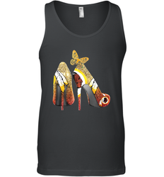 Washington Redskins High Heel Butterfly Rhinestone Tide Tank Top - NFLFanGift