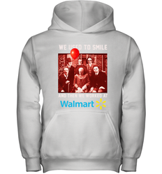 Horror character movie We used to smile and then we worked at Walmart Youth Hoodie - NFLFanGift