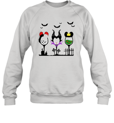 Disney Villains Cruella de Vil Maleficent Evil Queen wine Halloween Shirt Crewneck Sweatshirt - NFLFanGift