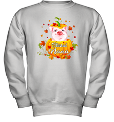 Blessing Nana Pig Pumpkin Halloween Youth Sweatshirt - NFLFanGift