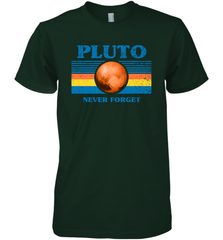 Never Forget Pluto Space Men's Premium T-Shirt - NFLFanGift