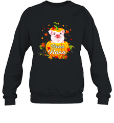 Blessing Nana Pig Pumpkin Halloween Crewneck Sweatshirt - NFLFanGift