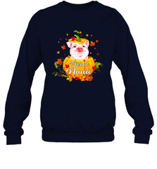 Blessing Nana Pig Pumpkin Halloween Crewneck Sweatshirt - NFLFanGift