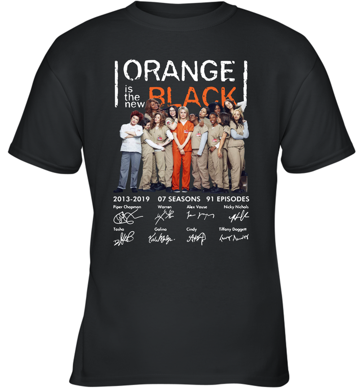 Orange is the new black signature Youth T-Shirt - NFLFanGift