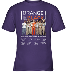 Orange is the new black signature Youth T-Shirt - NFLFanGift
