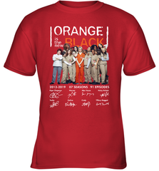 Orange is the new black signature Youth T-Shirt - NFLFanGift