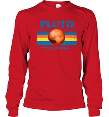 Never Forget Pluto Space Youth Long Sleeve T-Shirt - NFLFanGift