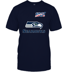 Seattle Seahawks NFL 100th Season Anniversary Men's T-Shirt - NFLFanGift
