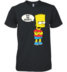 The Bart Simpson School Ban of 1990 Eat My Shorts Men's Premium T-Shirt - NFLFanGift