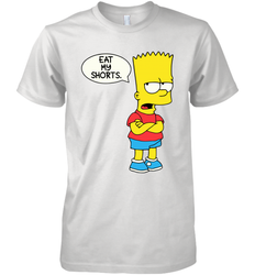 The Bart Simpson School Ban of 1990 Eat My Shorts Men's Premium T-Shirt - NFLFanGift