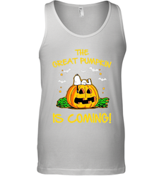 The Great Pumpkin Is Coming Snoopy Halloween Tank Top - NFLFanGift