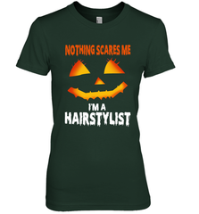 Nothing Scares Me Im A Hairstylist Funny Halloween Costume Women's The Boyfriend Tee - NFLFanGift