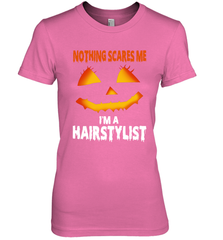 Nothing Scares Me Im A Hairstylist Funny Halloween Costume Women's The Boyfriend Tee - NFLFanGift