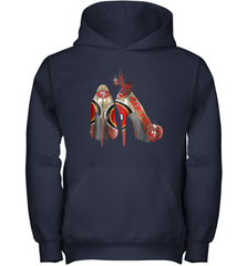 NFL San Francisco 49ers High Heel Butterfly Rhinestone Tide Youth Hoodie - NFLFanGift