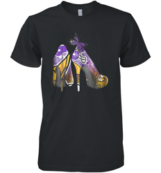 NFL Minnesota Vikings High Heel Butterfly Rhinestone Tide Men's Premium T-Shirt - NFLFanGift