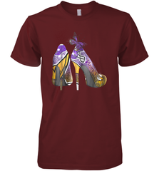 NFL Minnesota Vikings High Heel Butterfly Rhinestone Tide Men's Premium T-Shirt - NFLFanGift
