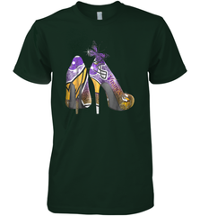 NFL Minnesota Vikings High Heel Butterfly Rhinestone Tide Men's Premium T-Shirt - NFLFanGift