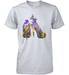 NFL Minnesota Vikings High Heel Butterfly Rhinestone Tide Men's Premium T-Shirt - NFLFanGift
