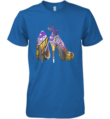 NFL Minnesota Vikings High Heel Butterfly Rhinestone Tide Men's Premium T-Shirt - NFLFanGift