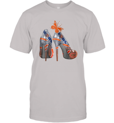 NFL Chicago Bears High Heel Butterfly Rhinestone Tide Men's T-Shirt - NFLFanGift