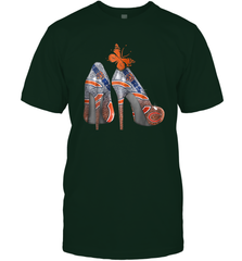 NFL Chicago Bears High Heel Butterfly Rhinestone Tide Men's T-Shirt - NFLFanGift