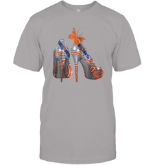 NFL Chicago Bears High Heel Butterfly Rhinestone Tide Men's T-Shirt - NFLFanGift
