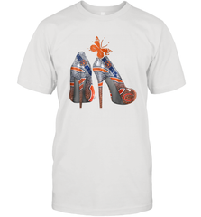 NFL Chicago Bears High Heel Butterfly Rhinestone Tide Men's T-Shirt - NFLFanGift