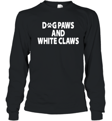 Dog Paws And White Claws Youth Long Sleeve T-Shirt - NFLFanGift