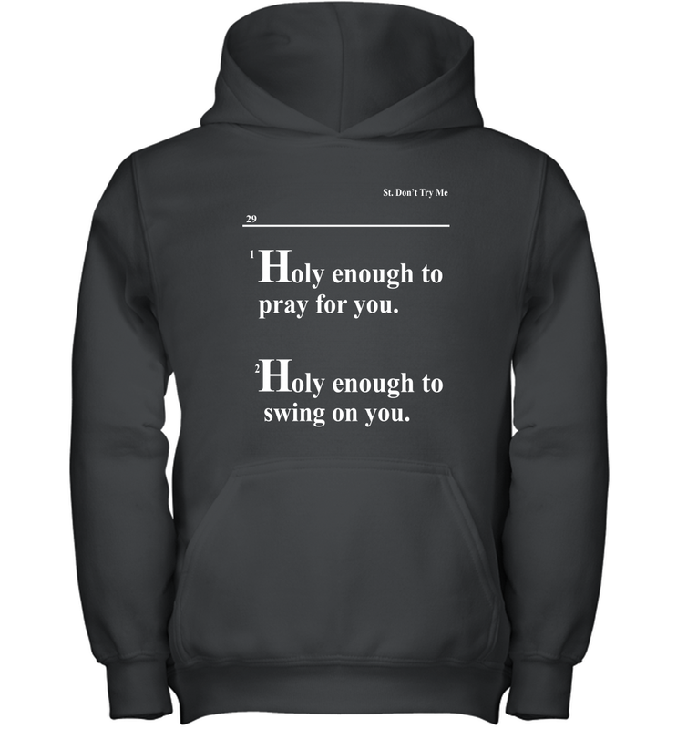 Lovely Mimi Holy Enough To Pray For You Hood Enough To Swing On You Youth Hoodie - NFLFanGift