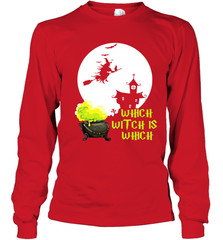 Which Witch Is Witches Halloween Costume Halloween Witches Teacher Youth Long Sleeve T-Shirt - NFLFanGift