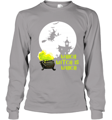 Which Witch Is Witches Halloween Costume Halloween Witches Teacher Youth Long Sleeve T-Shirt - NFLFanGift