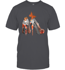 NFL Cincinnati Bengals Rhinestone High Heels Men's T-Shirt - NFLFanGift