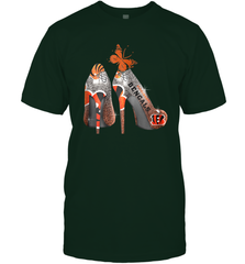 NFL Cincinnati Bengals Rhinestone High Heels Men's T-Shirt - NFLFanGift