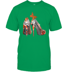 NFL Cincinnati Bengals Rhinestone High Heels Men's T-Shirt - NFLFanGift