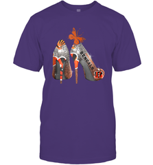 NFL Cincinnati Bengals Rhinestone High Heels Men's T-Shirt - NFLFanGift