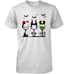 Disney Villains Cruella de Vil Maleficent Evil Queen wine Halloween Shirt Men's Premium T-Shirt - NFLFanGift