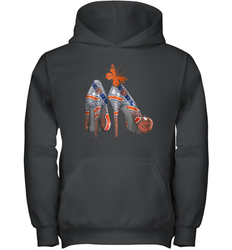 NFL Chicago Bears High Heel Butterfly Rhinestone Tide Youth Hoodie - NFLFanGift