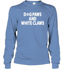 Dog Paws And White Claws Long Sleeve T-Shirt - NFLFanGift
