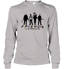 Horror Friends Jason Voorhees Freddy Krueger Texas Chain Saw Michael Myers Shirt Long Sleeve T-Shirt - NFLFanGift