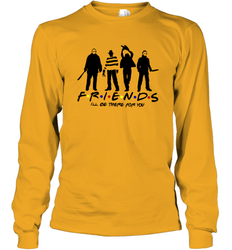 Horror Friends Jason Voorhees Freddy Krueger Texas Chain Saw Michael Myers Shirt Long Sleeve T-Shirt - NFLFanGift