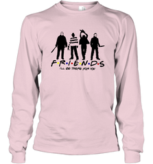 Horror Friends Jason Voorhees Freddy Krueger Texas Chain Saw Michael Myers Shirt Long Sleeve T-Shirt - NFLFanGift