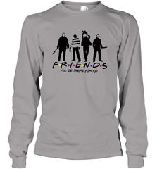 Horror Friends Jason Voorhees Freddy Krueger Texas Chain Saw Michael Myers Shirt Long Sleeve T-Shirt - NFLFanGift