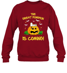 The Great Pumpkin Is Coming Snoopy Halloween Crewneck Sweatshirt - NFLFanGift