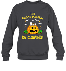 The Great Pumpkin Is Coming Snoopy Halloween Crewneck Sweatshirt - NFLFanGift