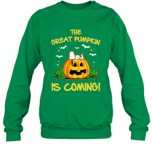 The Great Pumpkin Is Coming Snoopy Halloween Crewneck Sweatshirt - NFLFanGift