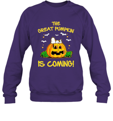 The Great Pumpkin Is Coming Snoopy Halloween Crewneck Sweatshirt - NFLFanGift
