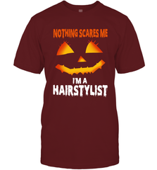 Nothing Scares Me Im A Hairstylist Funny Halloween Costume Men's T-Shirt - NFLFanGift