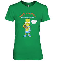 The Bart Simpson School Ban of 1990 Underarchiever Women's The Boyfriend Tee - NFLFanGift